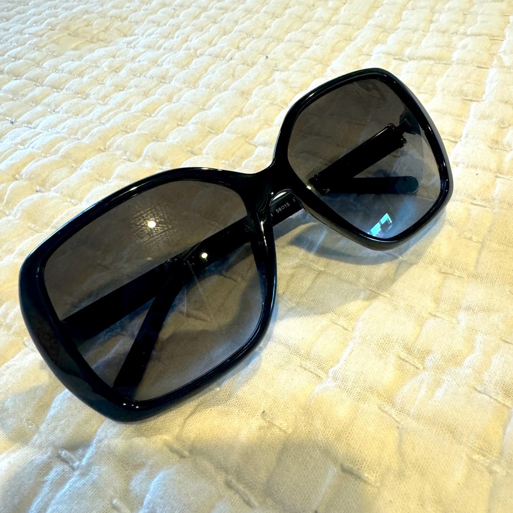 Chloe Black Oversized Sunglasses